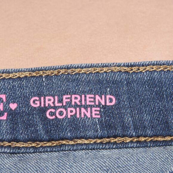 The Children’s Place Medium Wash Rolled Cuff Girls Girlfriend Jeans - Picture 6 of 8